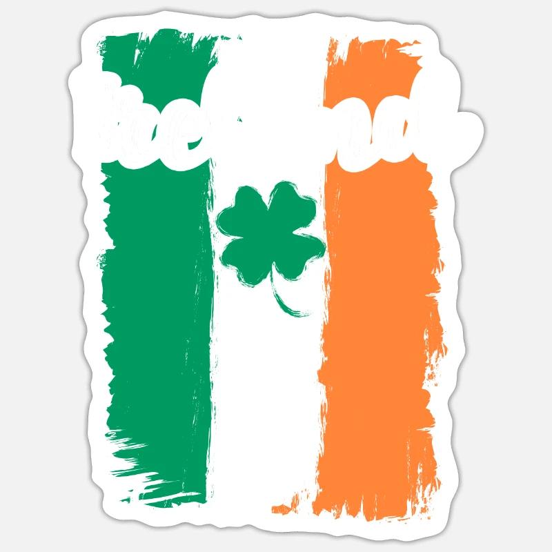Irlande Trèfle Saint-Patrick Sticker taille S (10 x 10 cm)