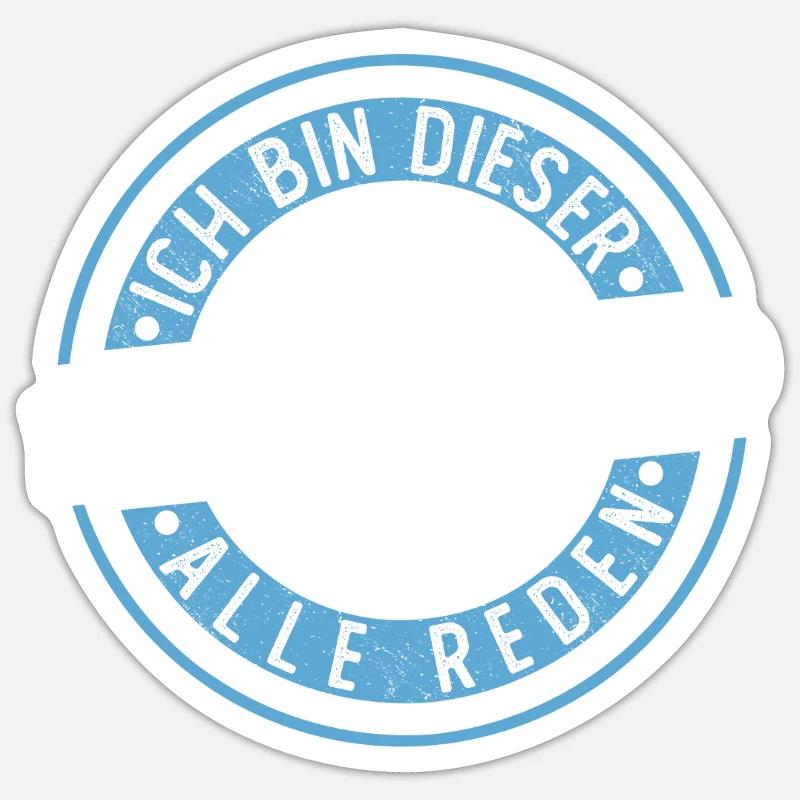 Alessandro Geschenkidee Geschenk Geburtstag Sticker Größe S (10 x 10 cm)