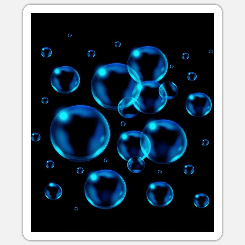 Design with Stone dots - Sticker size S (10 x 10 cm) - white matte