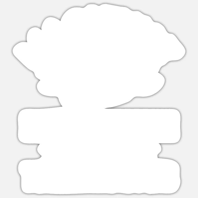 Cnc Mechanic Cutter Cuttering - Sticker taille S (10 x 10 cm) - blanc mat