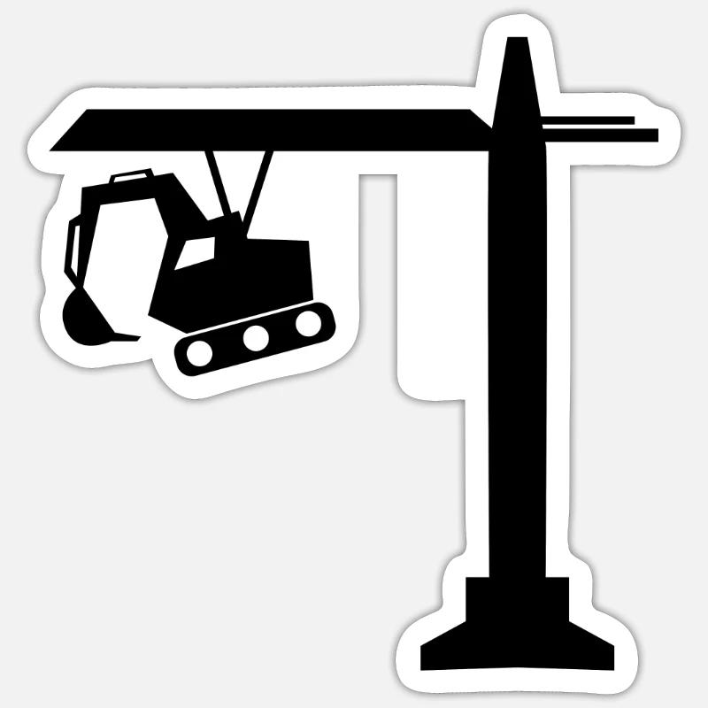 Engineer Engineer Site Manager - Sticker size S (10 x 10 cm) - white matte