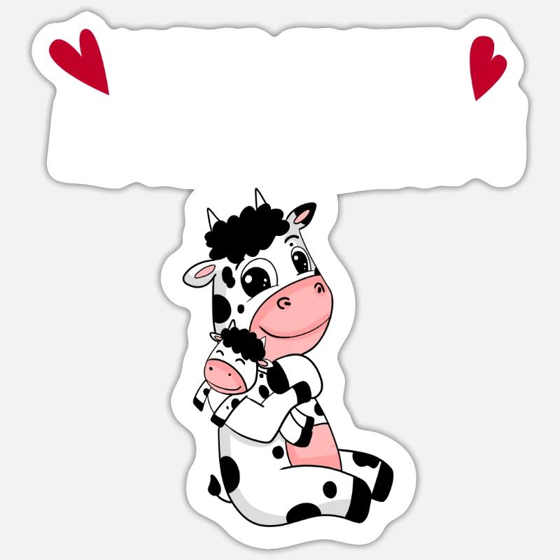 Muttertag - erster Muttertag Geschenk - Sticker Größe S (10 x 10 cm) - Mattweiß