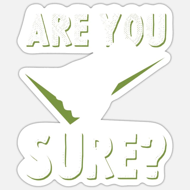 badminton witziger spruch - Sticker Größe S (10 x 10 cm) - Mattweiß