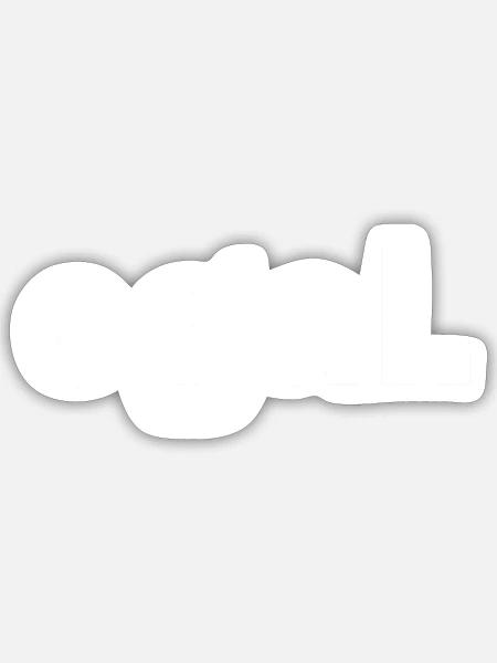 Ach, ist mir egal - Egal ist 88 - Ist doch egal - Sticker Größe S (10 x 10 cm) - Mattweiß