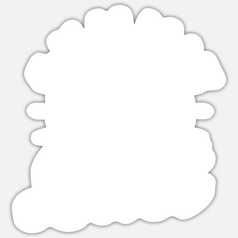 Gipfel oder Büste - Bergsteigen Sticker Größe S (10 x 10 cm)