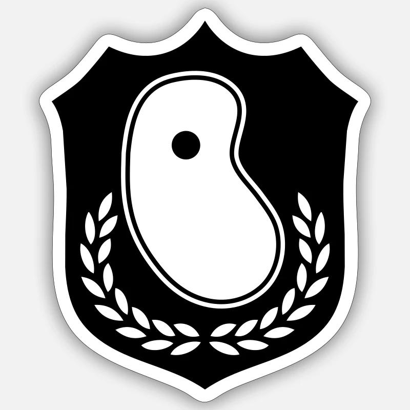 Steak - Sticker Größe S (10 x 10 cm) - Mattweiß