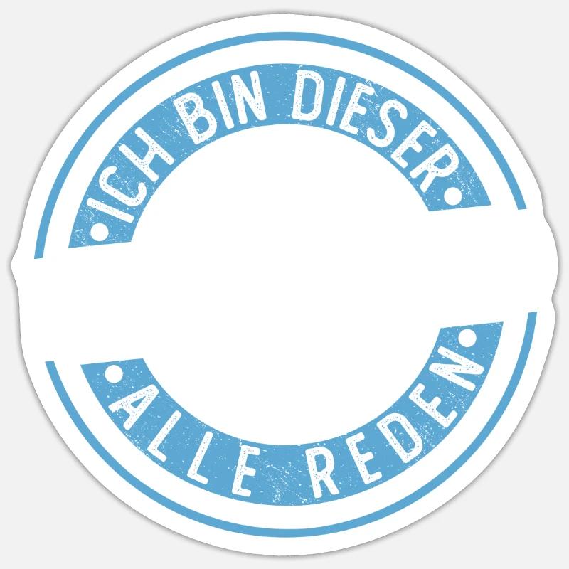 Bernhard Geschenkidee Geschenk Geburtstag - Sticker Größe S (10 x 10 cm) - Mattweiß