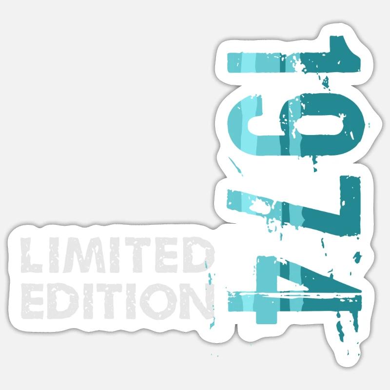 1974 Édition limitée - Sticker taille S (10 x 10 cm) - blanc mat