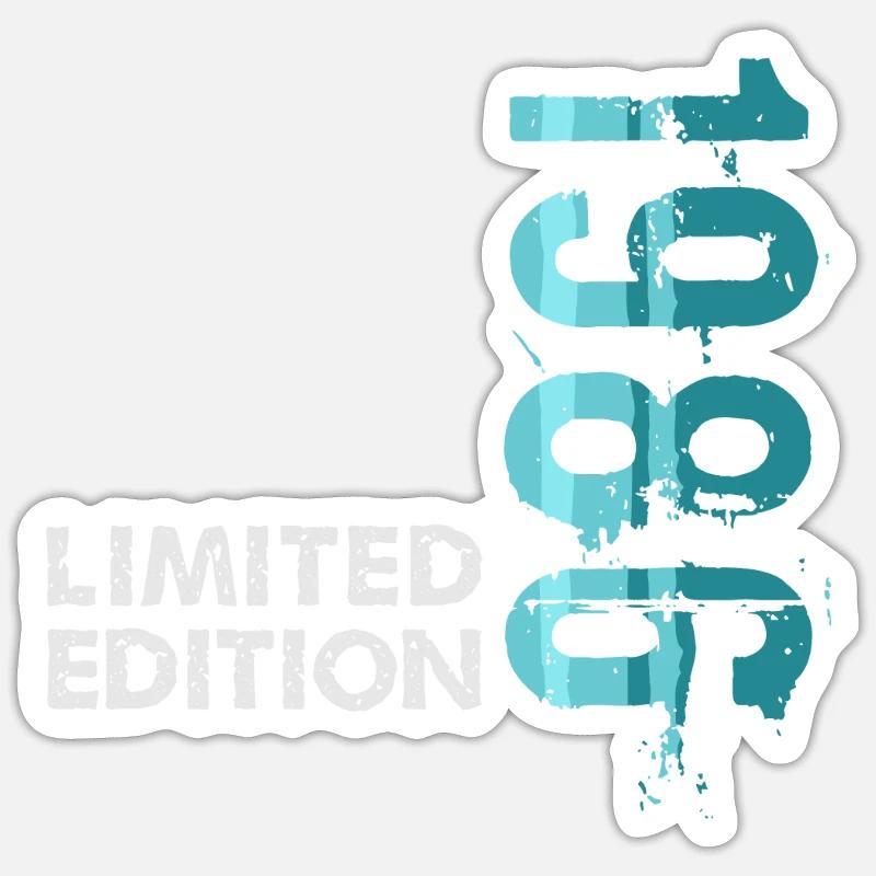 1986 Édition limitée - Sticker taille S (10 x 10 cm) - blanc mat