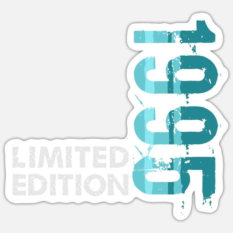 1995 Limited Edition - Sticker size S (10 x 10 cm) - white matte