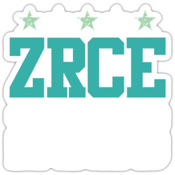 Zrce 2023 - Sticker taille S (10 x 10 cm) - blanc mat - Devant