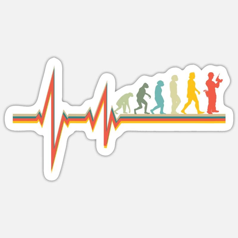 Heimwerker Geschenkidee Handwerker - Sticker Größe S (10 x 10 cm) - Mattweiß