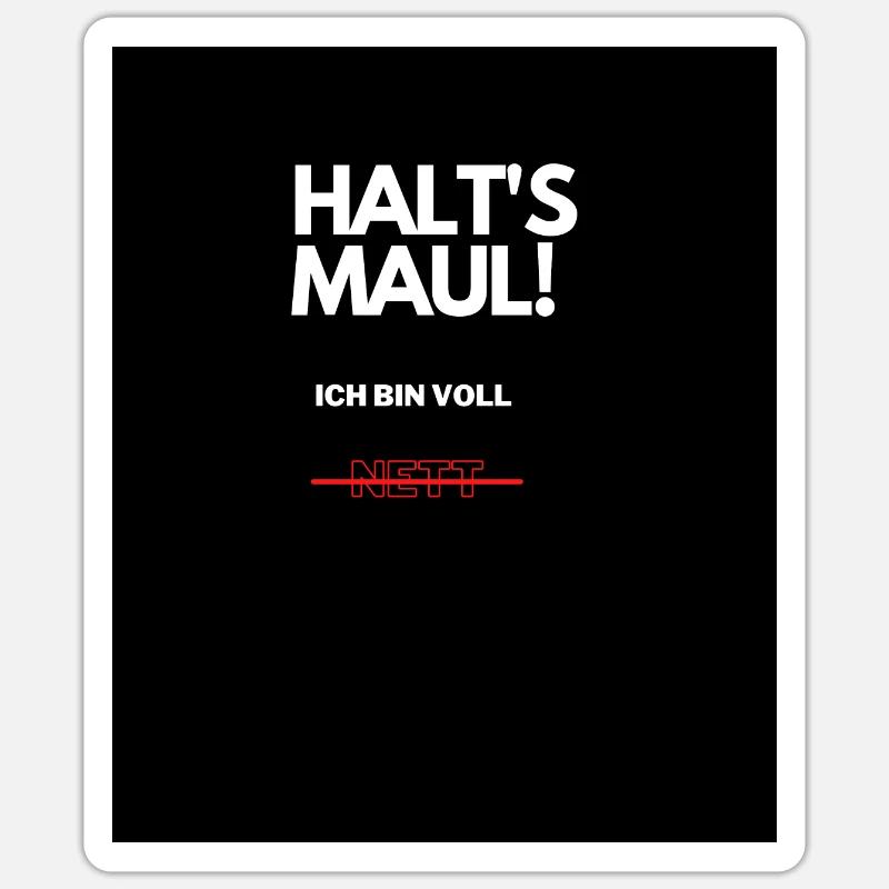 Sticker Größe S (10 x 10 cm) - 