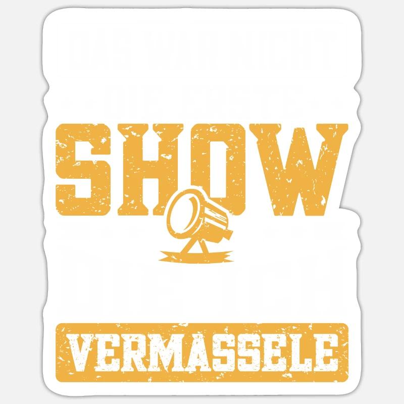 Lichttechnik Beleuchtungstechniker Lichttechniker - Sticker Größe S (10 x 10 cm) - Mattweiß