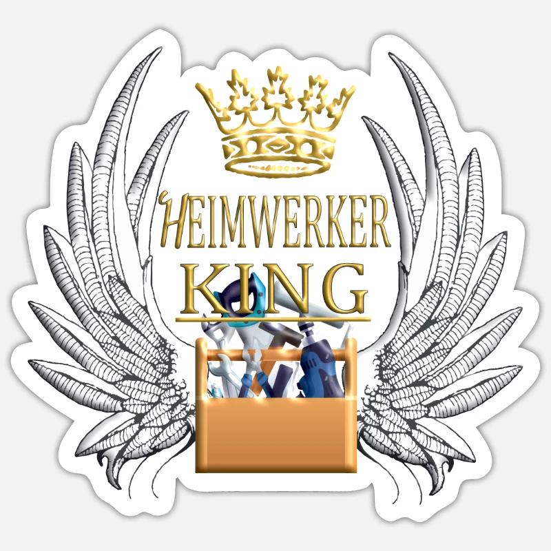 Heimwerker Geschenkidee Handwerker Sticker Größe S (10 x 10 cm)