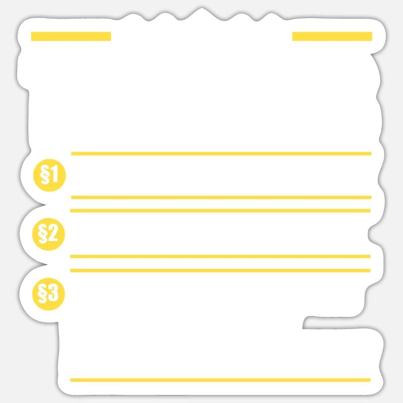 Sticker Größe S (10 x 10 cm) - 