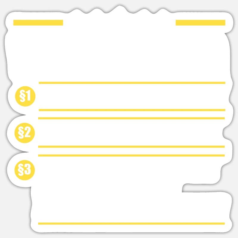 Sticker Größe S (10 x 10 cm) - 