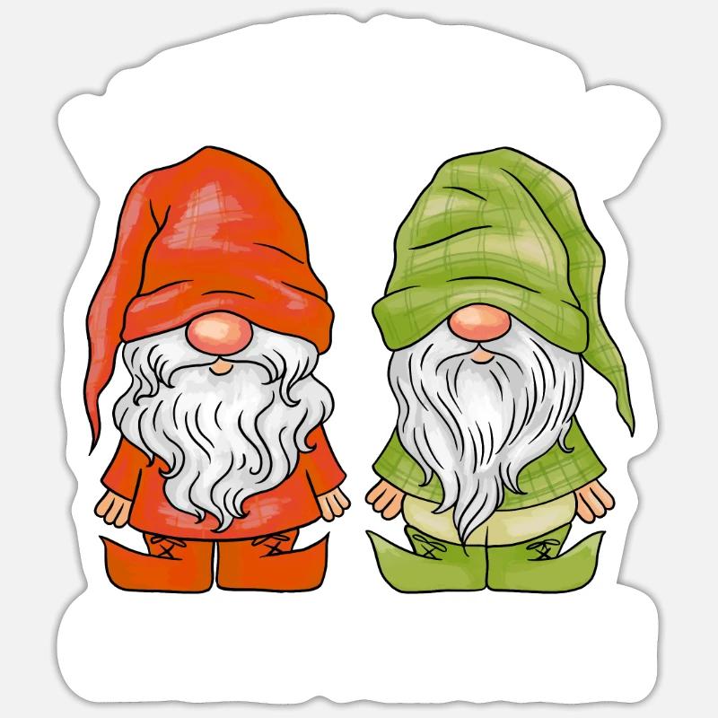 Gartenzwerge Gartenzwerge I Have A Gnom Problem Sticker Größe S (10 x 10 cm)
