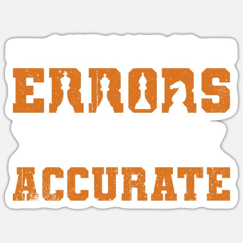 Some Part Of Errors Is Always Accurate Sticker size S (10 x 10 cm)