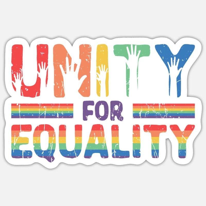 Unity for Equality - Equality Sticker size S (10 x 10 cm)