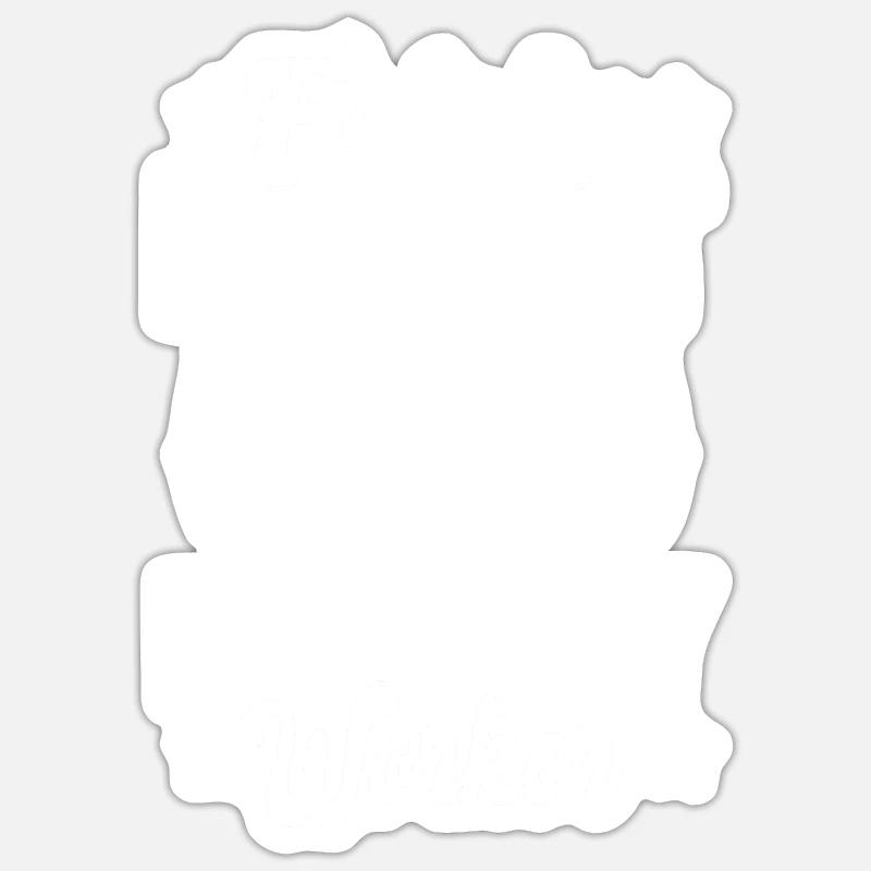 Pretty decent laundry worker Sticker size S (10 x 10 cm)