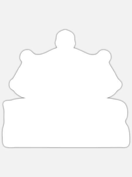 Rechtsanwalt Abschluss Jurist Jura - Sticker Größe S (10 x 10 cm) - Mattweiß