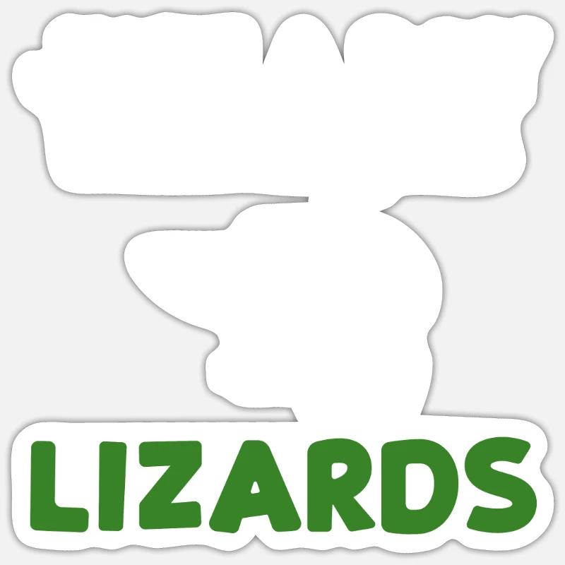 Lizard Lover Lizard Gift Lizard Owner Sticker size S (10 x 10 cm)