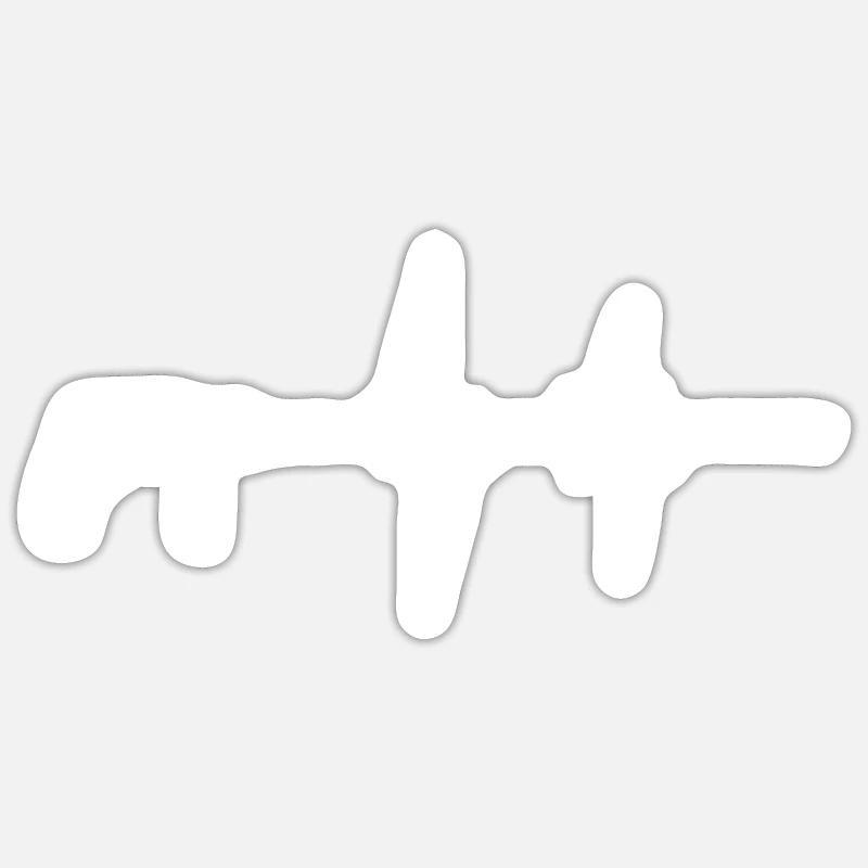 Heimwerker Geschenkidee Handwerker - Sticker Größe S (10 x 10 cm) - Mattweiß