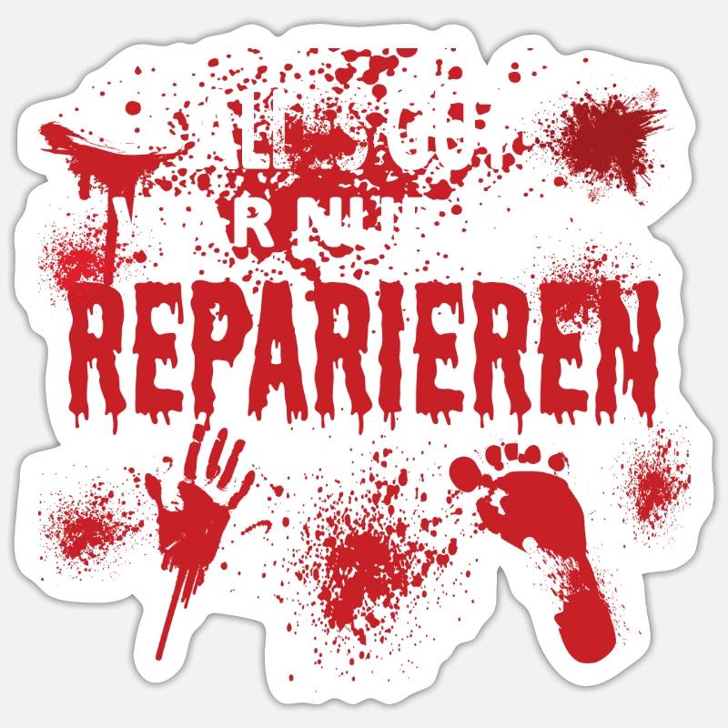 Heimwerker Geschenkidee Handwerker Sticker Größe S (10 x 10 cm)
