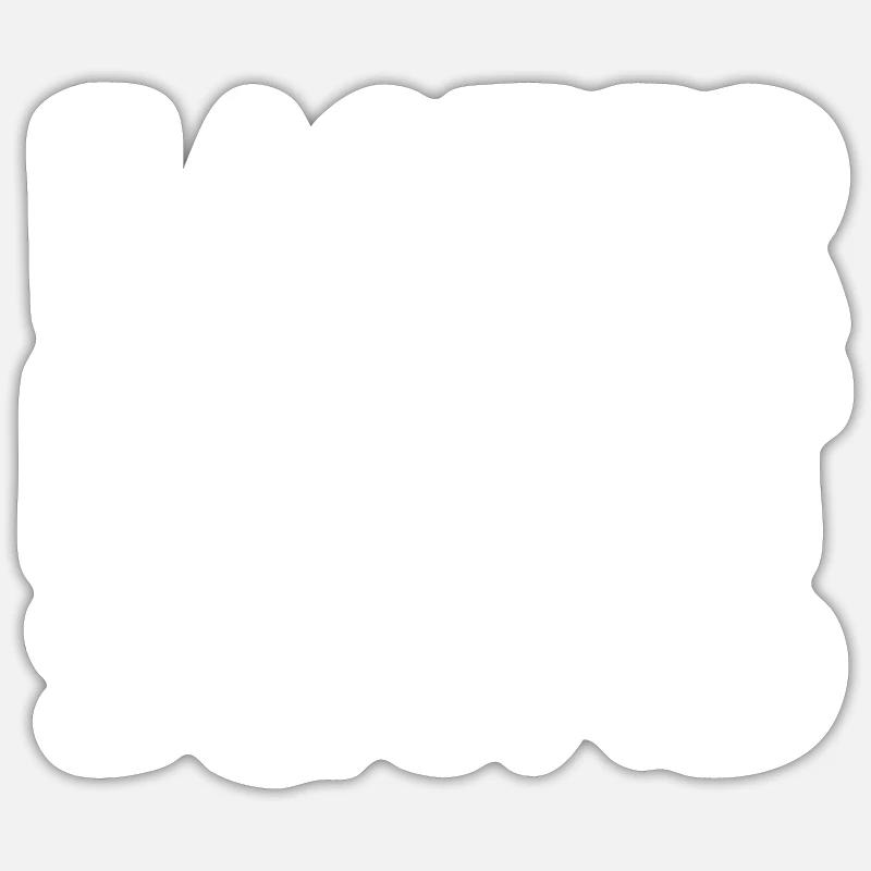 Happy Easter Rabbit Funny Easter Day Sticker size S (10 x 10 cm)