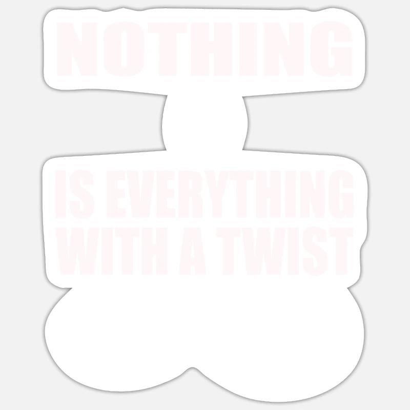 funny math physics science - Sticker size S (10 x 10 cm) - white matte