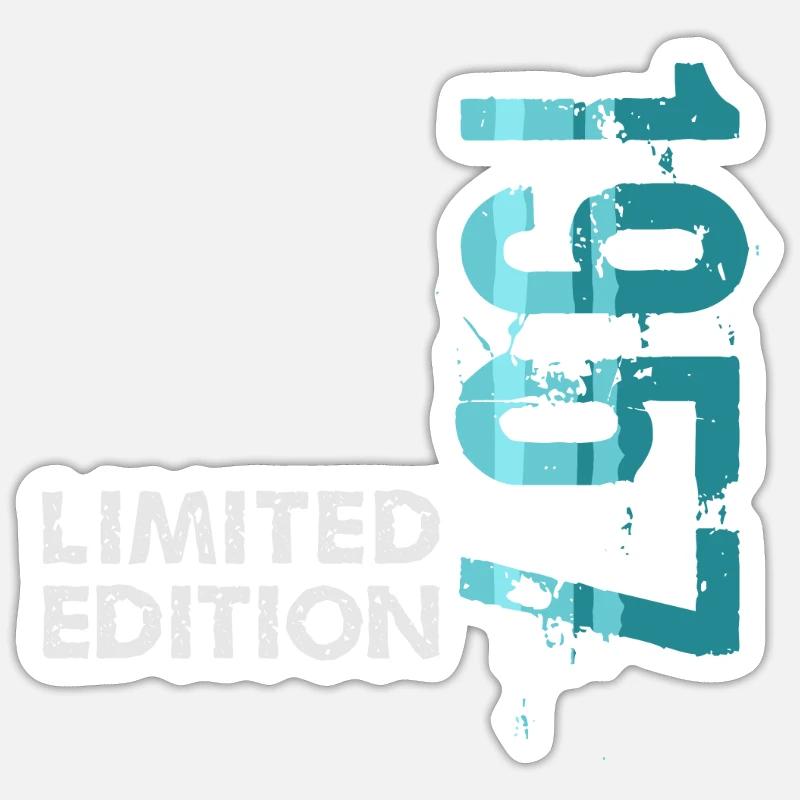 1957 Édition limitée - Sticker taille S (10 x 10 cm) - blanc mat
