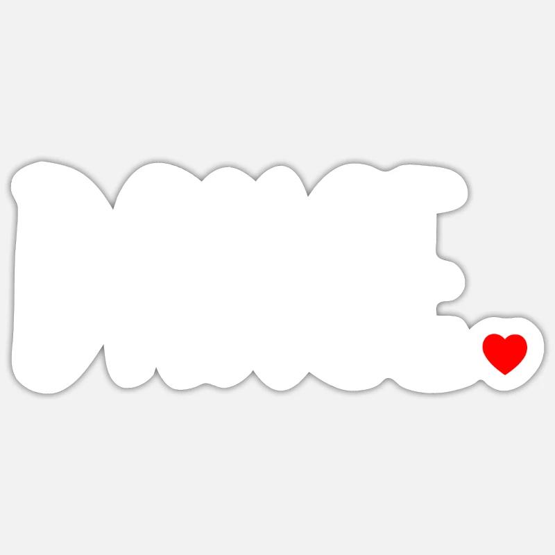 Mignon Dancevibingfriendly Sticker taille S (10 x 10 cm)