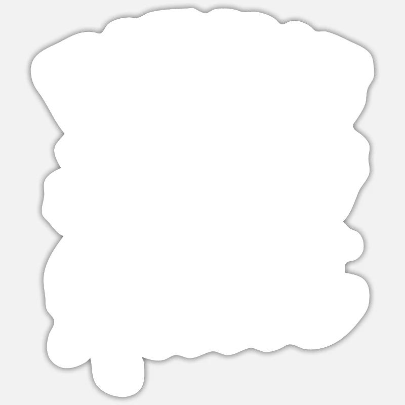 Riding the Rails - Train - Sticker taille S (10 x 10 cm) - blanc mat