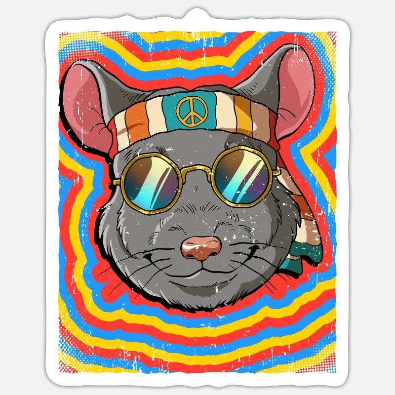 Sticker taille S (10 x 10 cm) - 