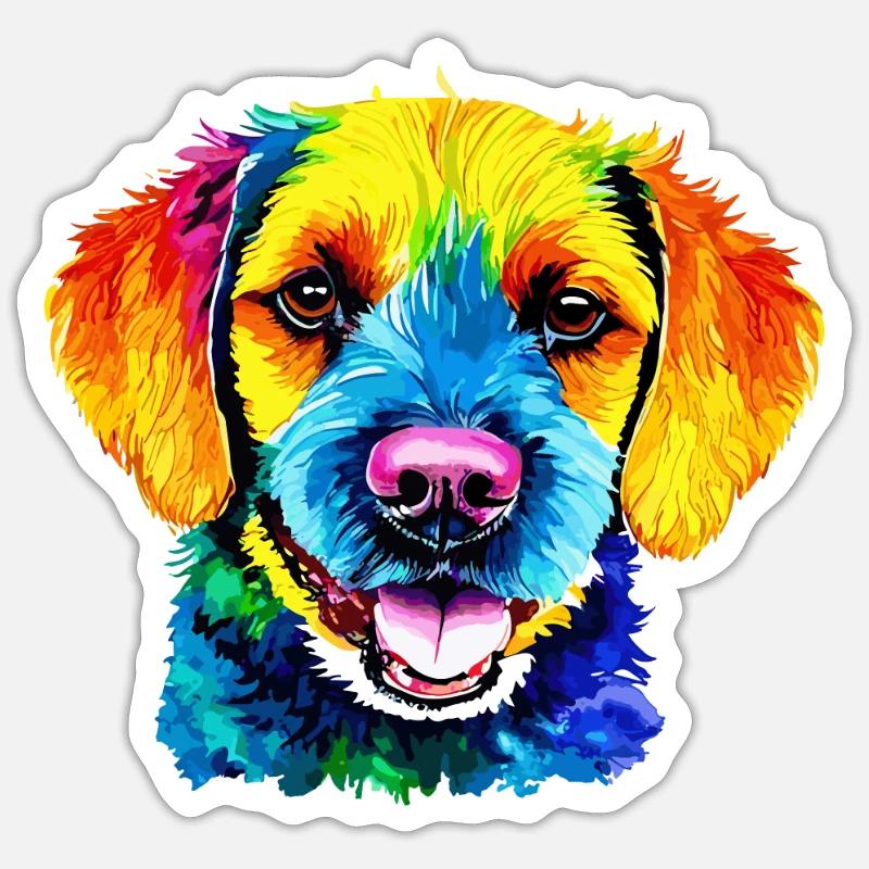 Cockapoo for dog lovers Spoodle Sticker size S (10 x 10 cm)