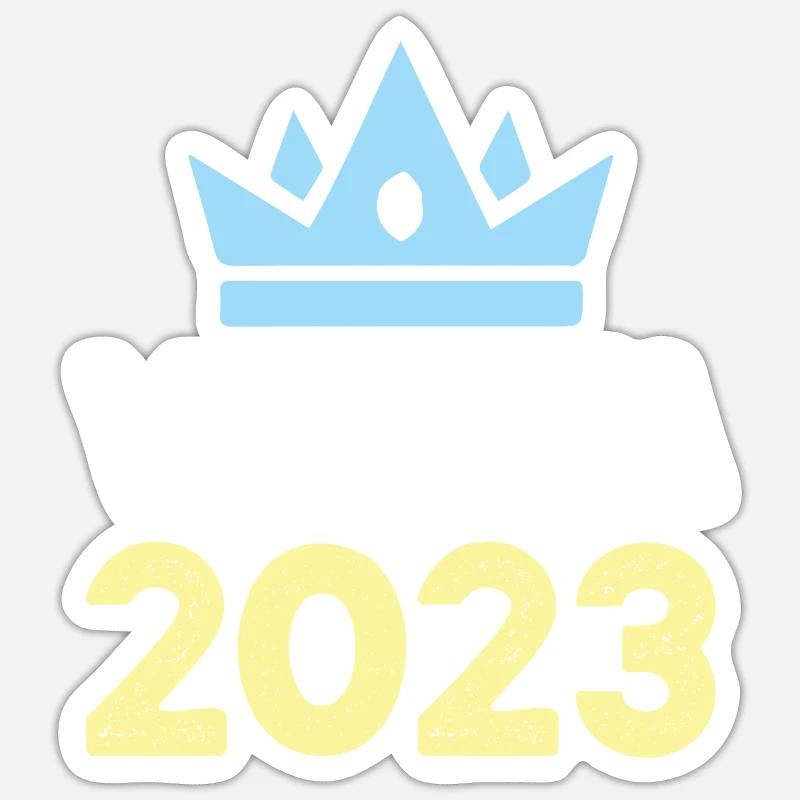 Vienne 2023 Wien Krone - Sticker taille S (10 x 10 cm) - blanc mat