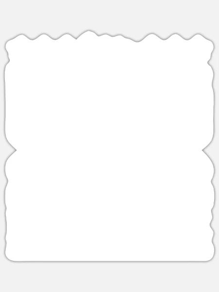 Mittelkind Sandwichkind Mittlerer Bruder - Sticker Größe S (10 x 10 cm) - Mattweiß