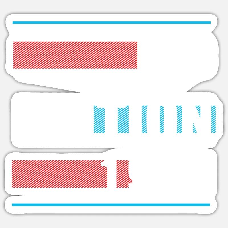 Édition limitée 1951 - Sticker taille S (10 x 10 cm) - blanc mat