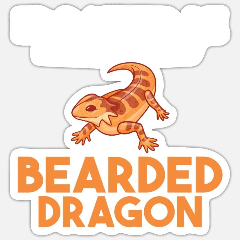 Eidechsenliebhaber Eidechse Geschenk Eidechse Besitzer Sticker Größe S (10 x 10 cm)