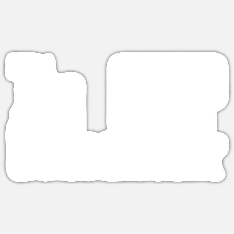 Developer Coder Programmer Funny - Sticker size S (10 x 10 cm) - white matte