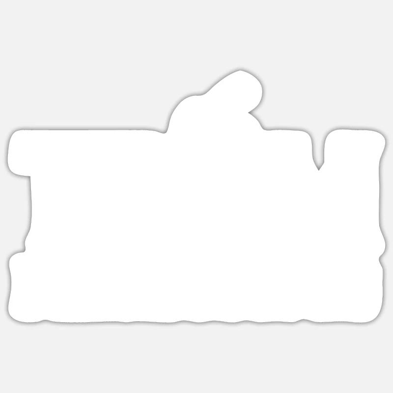Équipe Microscopes Microscopes Microscope Dictons - Sticker taille S (10 x 10 cm) - blanc mat