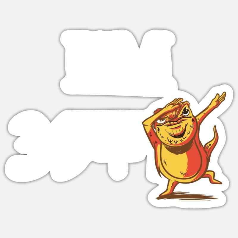 Lizard Lover Lizard Gift Lizard Owner Sticker size S (10 x 10 cm)