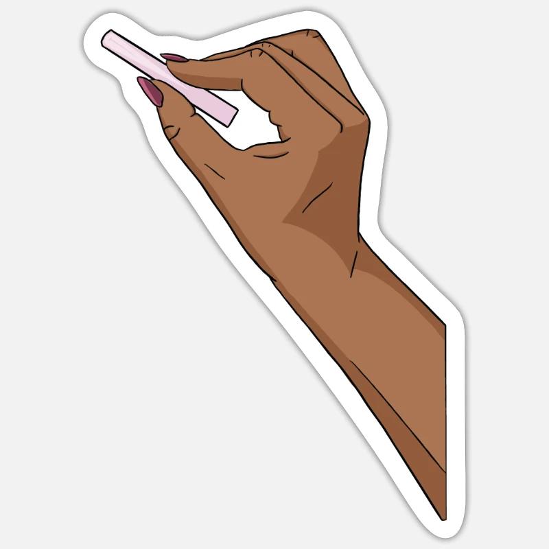 Enseignant Pédagogue - Sticker taille S (10 x 10 cm) - blanc mat