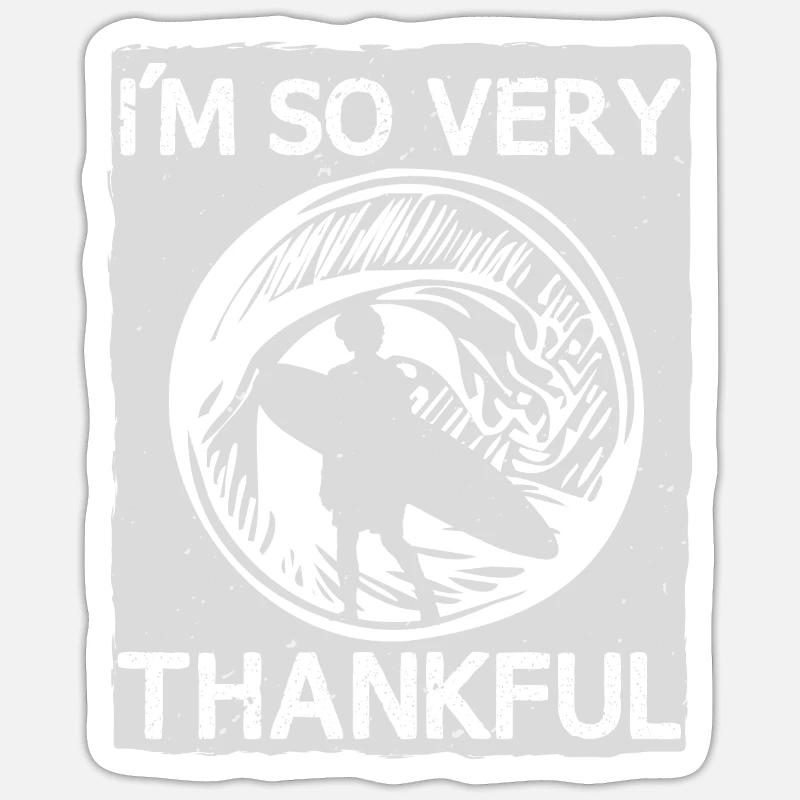 ICH BIN SO DANKBAR Sticker Größe S (10 x 10 cm)