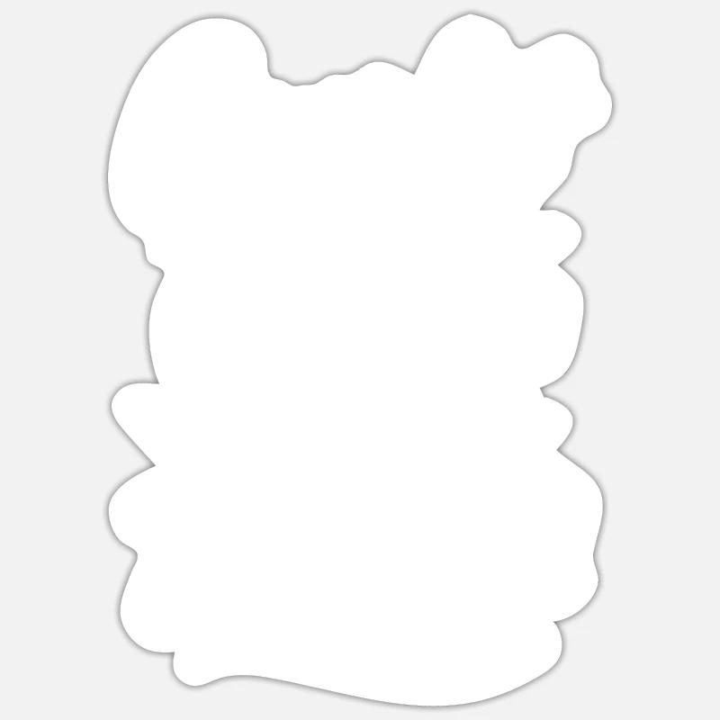 Tulips Pair - Sticker size S (10 x 10 cm) - white matte