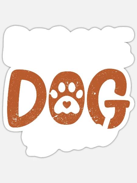 Rettung Hund Papa Witze Lustig Haustier Adoption - Sticker Größe S (10 x 10 cm) - Mattweiß