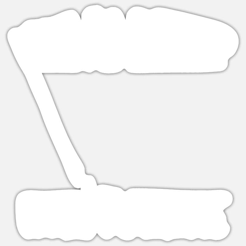 Cheese Curds Gravy Mix Canada Poutine Sticker taille S (10 x 10 cm)