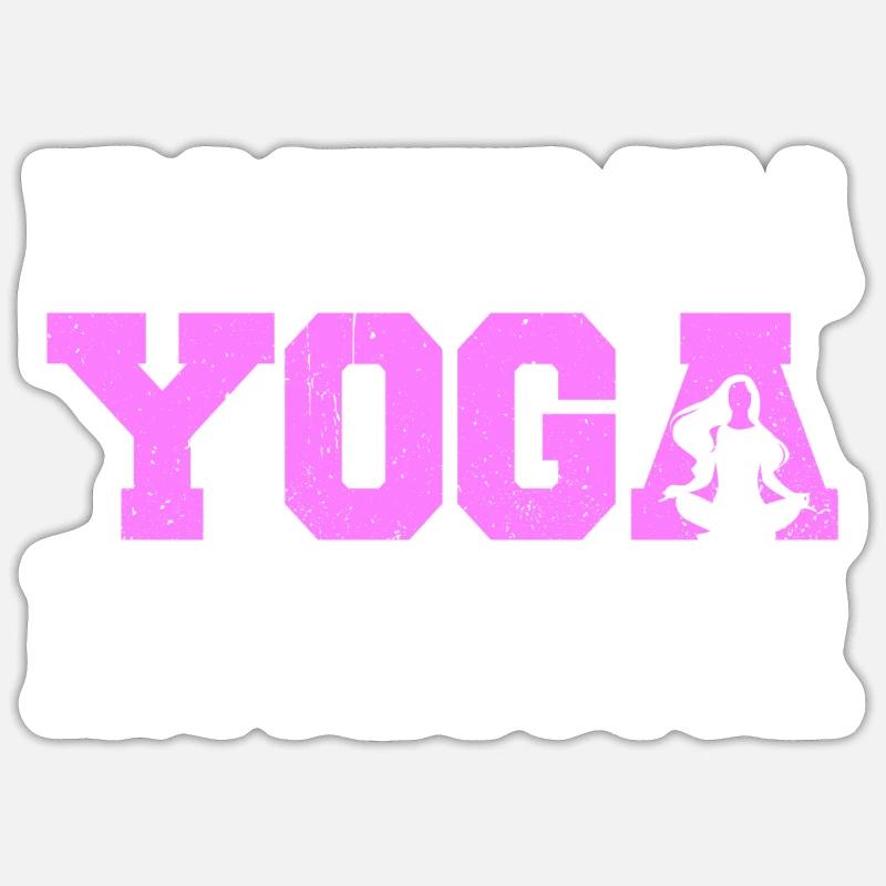 I'd Rather Be A Yoga Instructor - Sticker size S (10 x 10 cm) - white matte