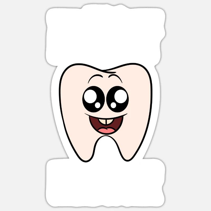 I'm A Dentist Because I Don't Mind Hardwork Sticker size S (10 x 10 cm)